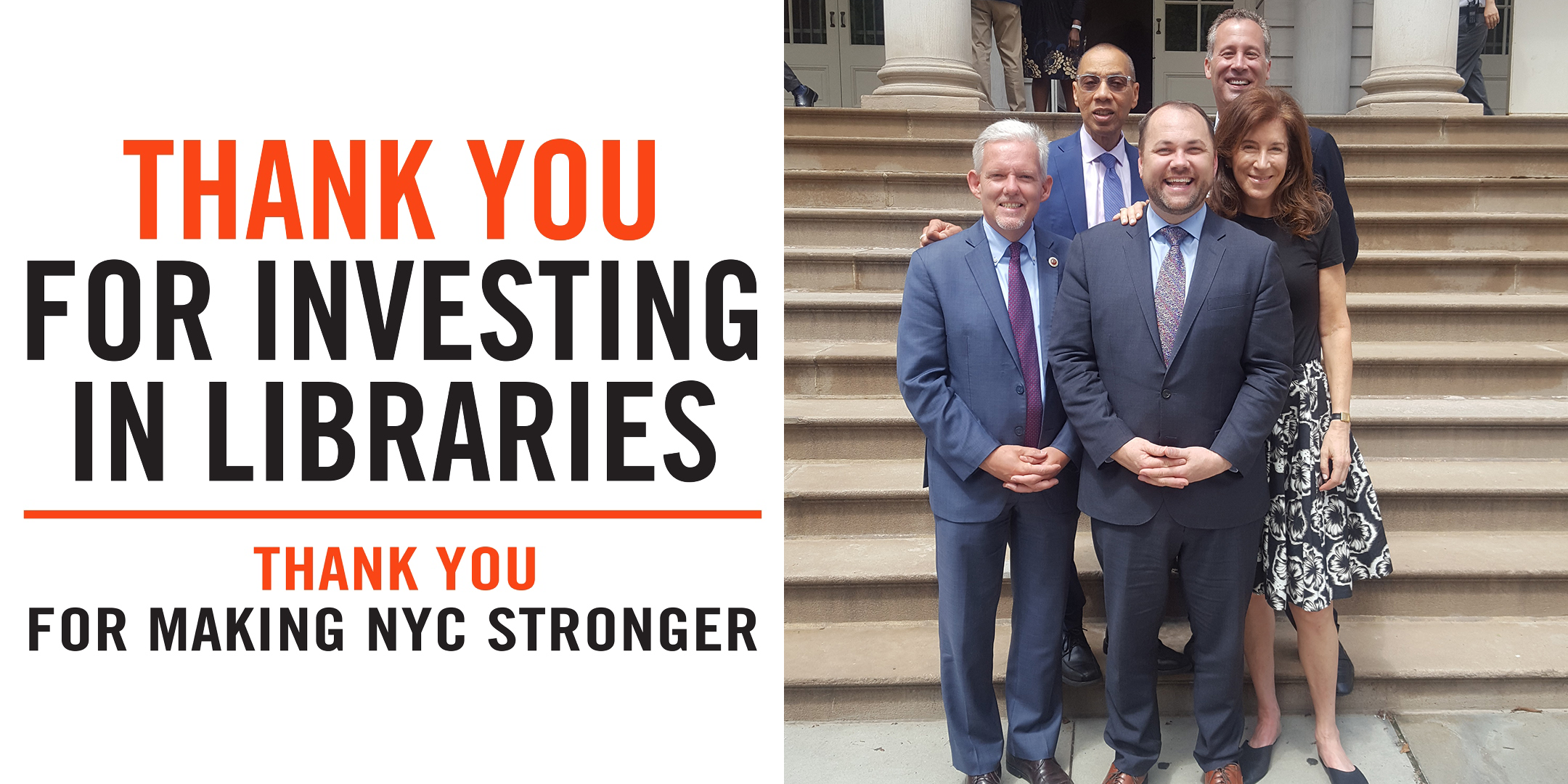Thank You For Investing In Libraries