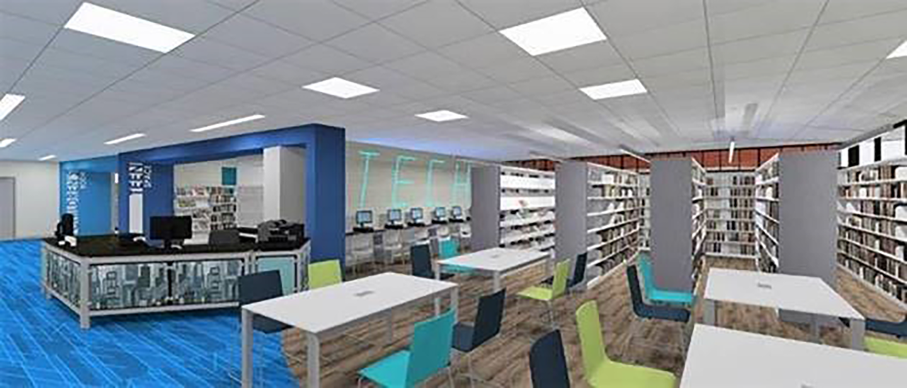 Bay Terrace Library will undergo a full interior renovation.