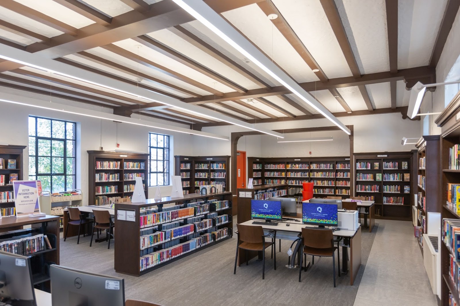 The improvement and rehabilitation project at Glendale Library brings a reorganized design to improve functionality throughout the three floors.
