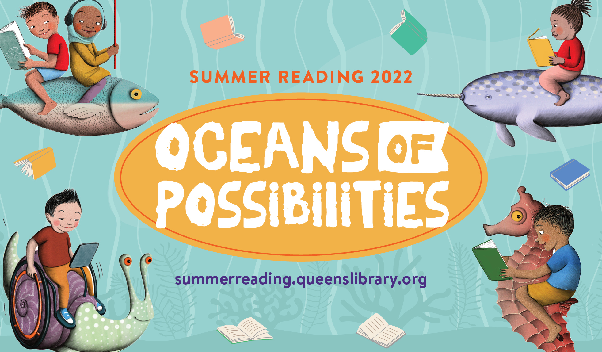 Our programs, booklists, and resources will keep you and your kids engaged all summer long.